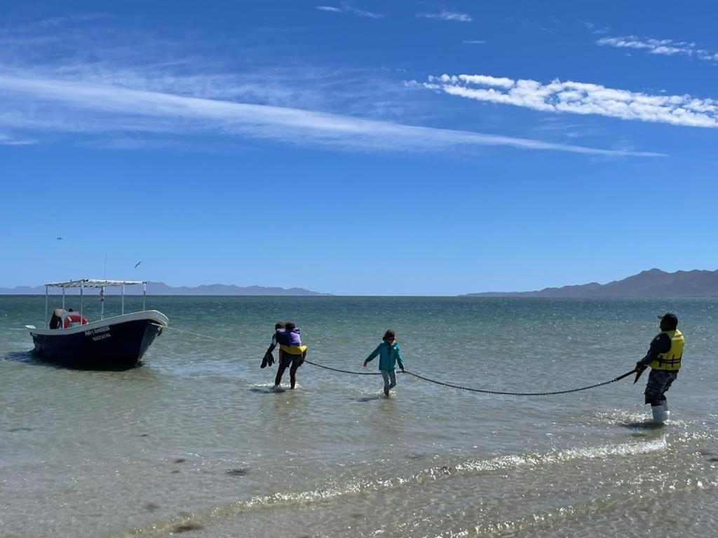 Hotel- Whale Tours And Sport Fishing Vista Mag-Bay Puerto San Carlos Exteriör bild