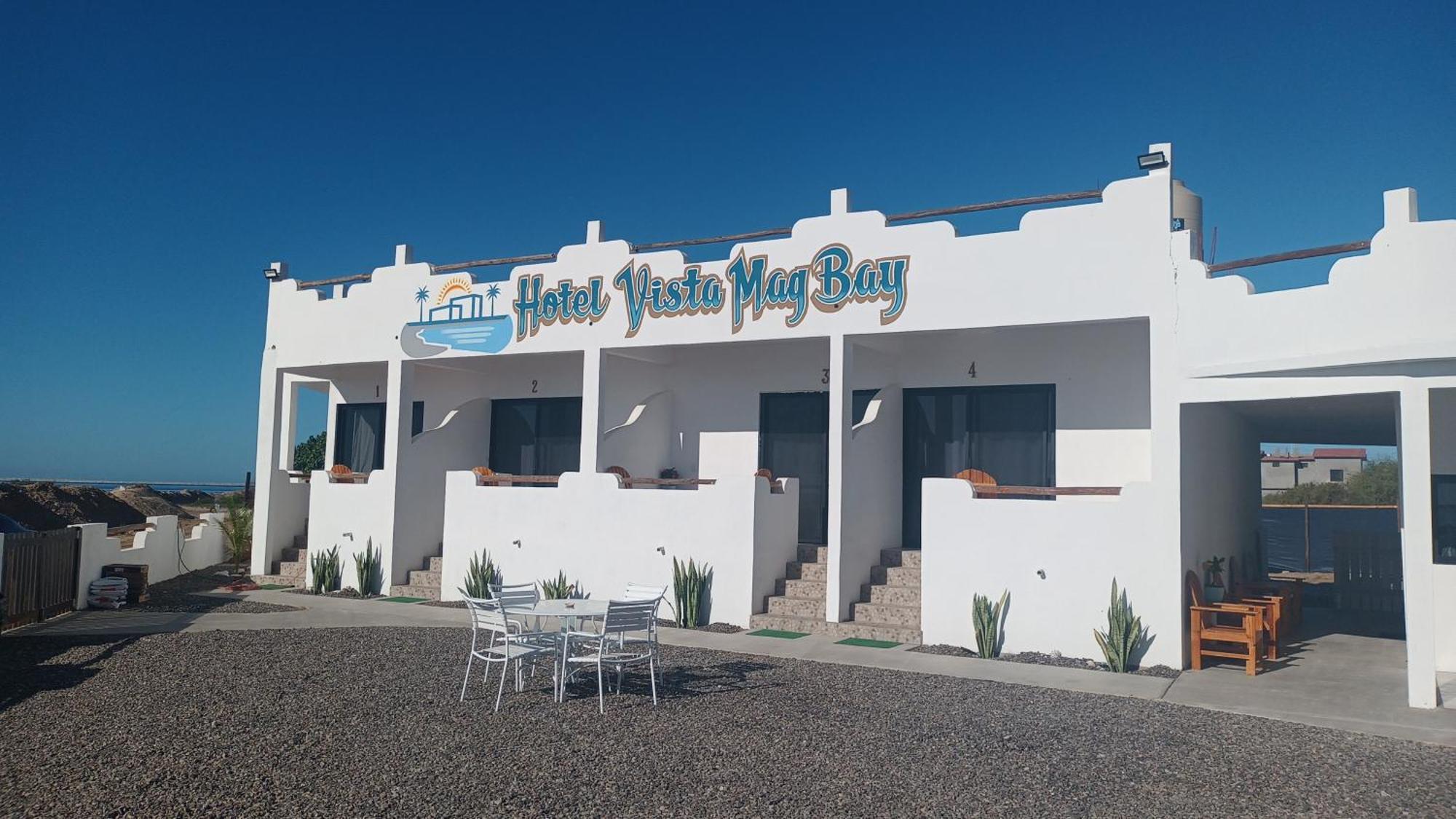Hotel- Whale Tours And Sport Fishing Vista Mag-Bay Puerto San Carlos Exteriör bild